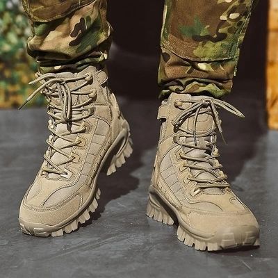 Mens Orthopedic Support Anti-Puncture Work Boots Waterproof Anti-Sprain Hiking Boots